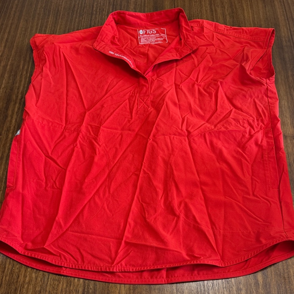 Figs Red Women's Top